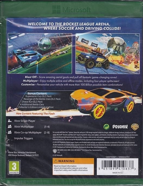 Rocket League Collectors Edition - XBOX One (AA Grade) (Genbrug)